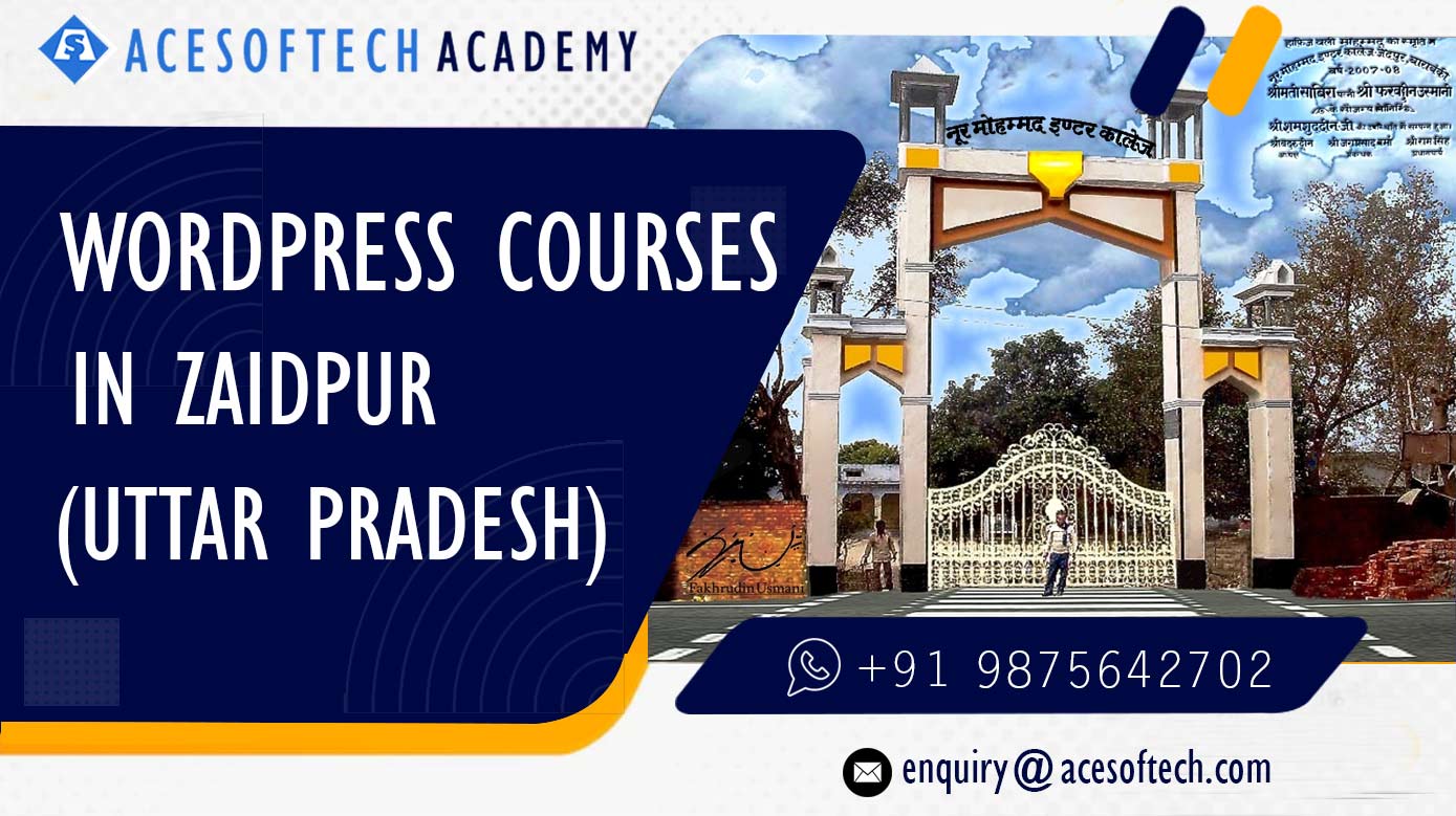 WordPress Course Training Institue in Zaidpur