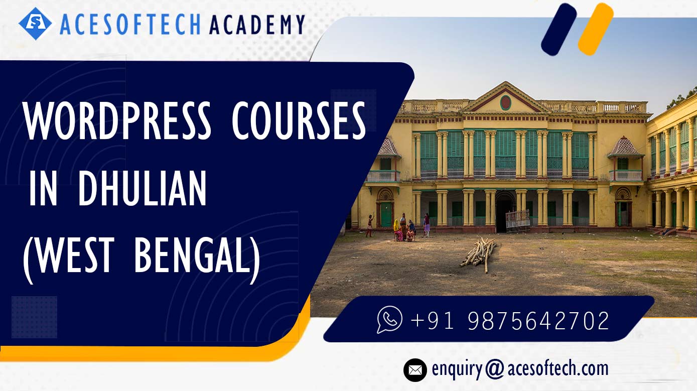 WordPress Course Training Institue in Dhulian